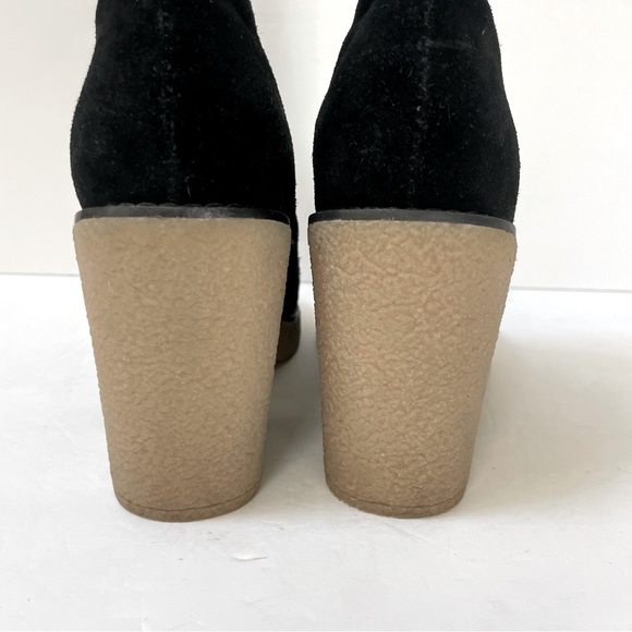 Urban Outfitters Posey Gumsole Black Booties Size 8 - Picture 10 of 13